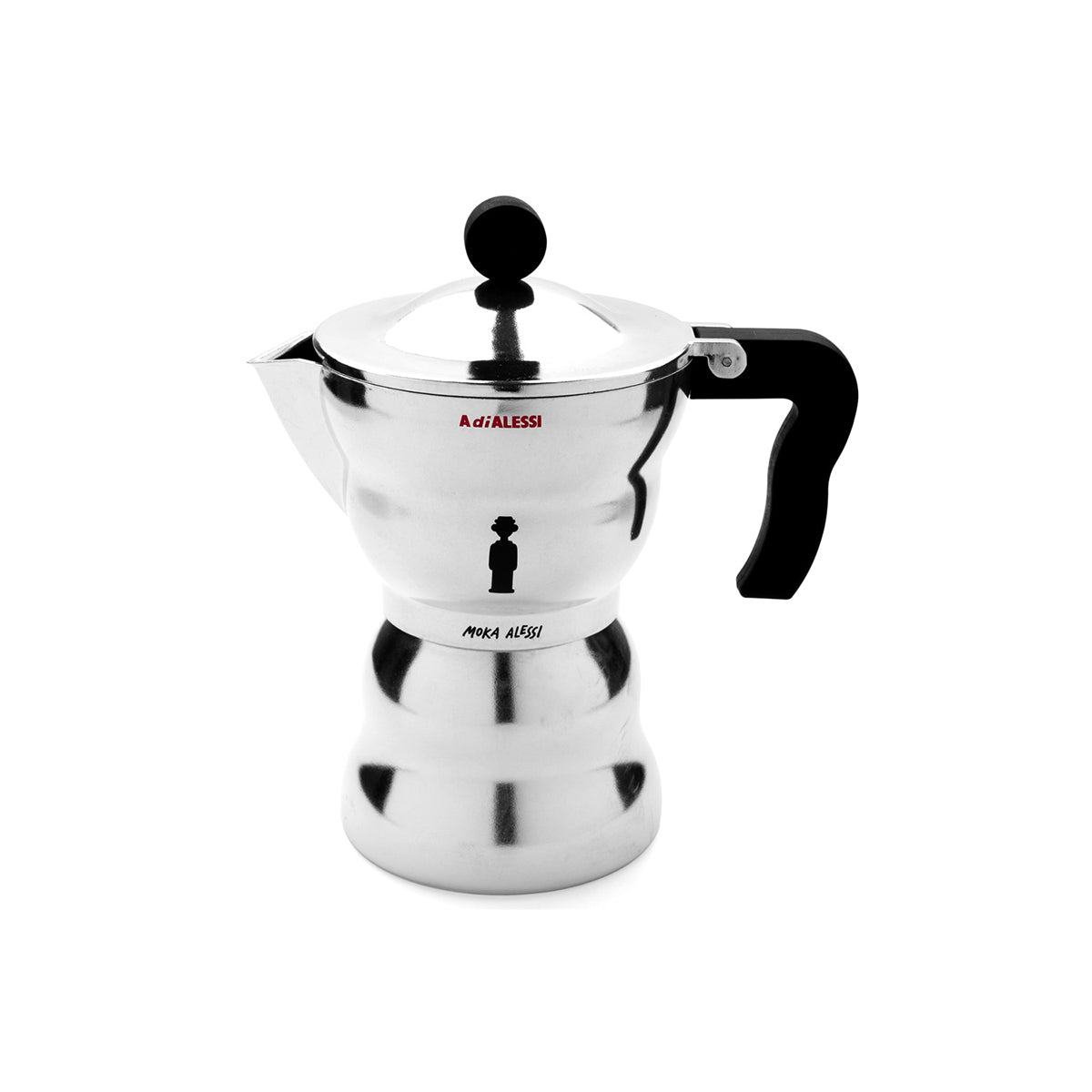 Moka Coffee Maker 3 Cup Black Handle
