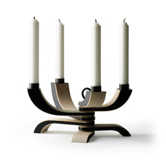 Nordic Light 4 Arm Candleholder Black