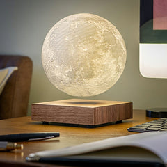 Smart Moon Lamp Natural Walnut