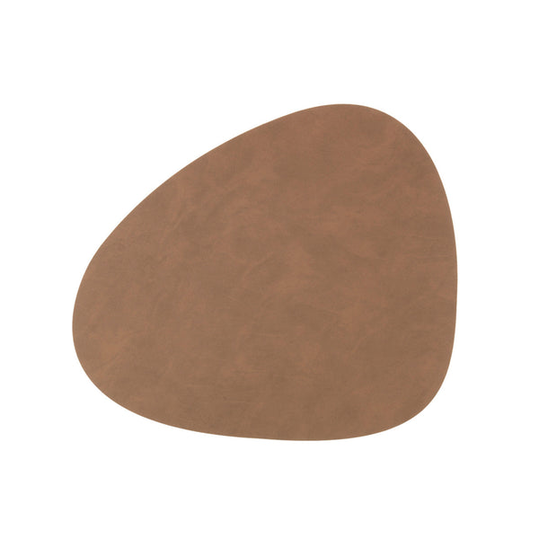 Curve Table Mat Nupo Brown