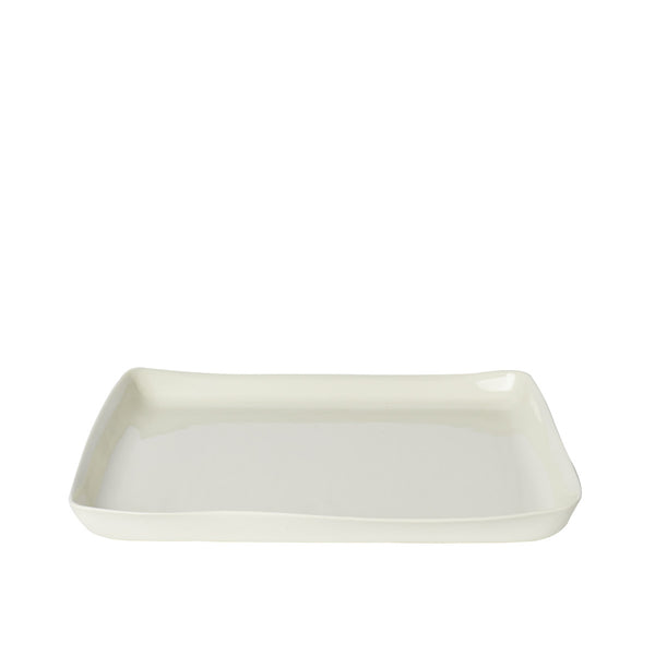 Square Platter Large Milk