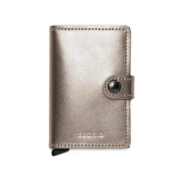 Mini Wallet Metallic Champagne