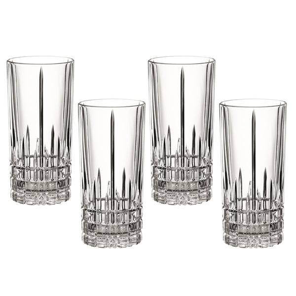 Perfect Serve Long Drink Highball Glasses / Set 4