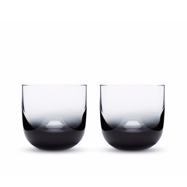 Tank Whiskey Glass Black / Set 2