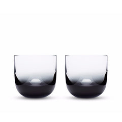 Tank Whiskey Glass Black / Set 2