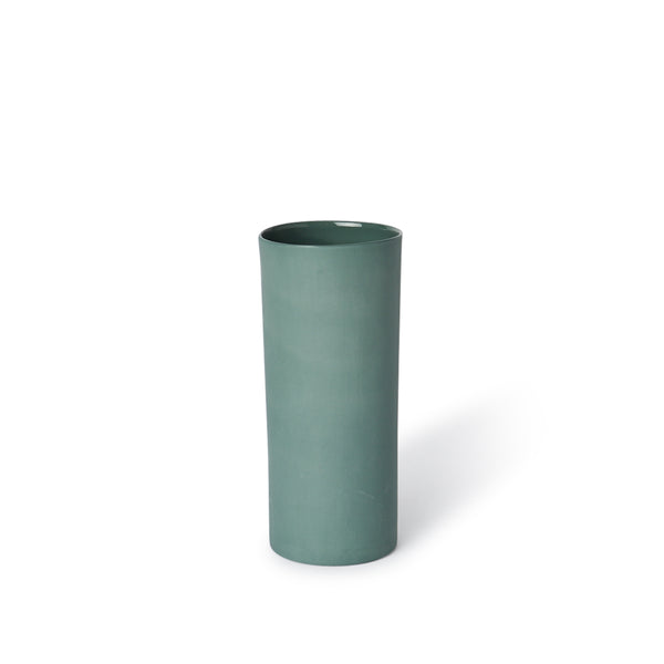Round Vase Medium Bottle Green